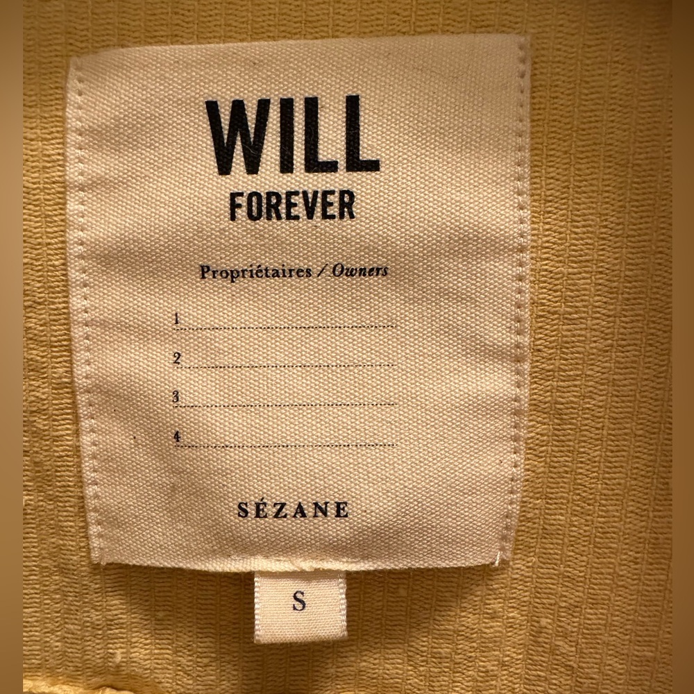 Sézane Will Jacket Mustard Corduroy - Picture 7 of 8